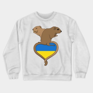 Gerbil Ukraine (light) Crewneck Sweatshirt